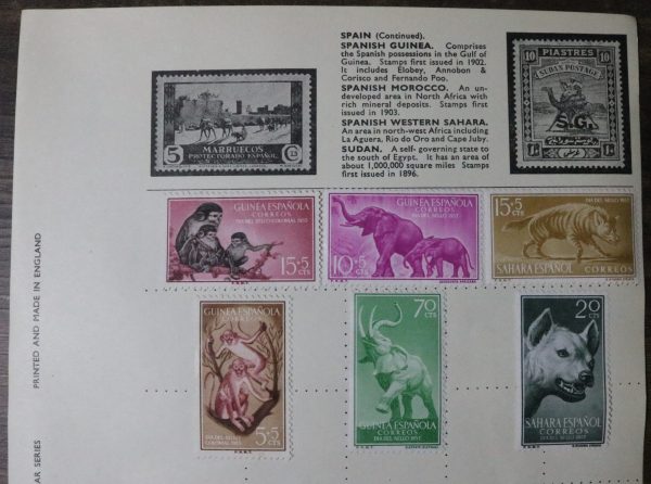 Spanish Guinea, Morocco, Western Sahara, Sudan Stamps
