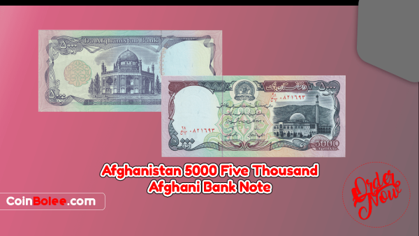 Afghanistan 5000 Afghanis 1372 (1993)